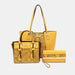  3-Piece Snake Print Handbag Set Trendsi