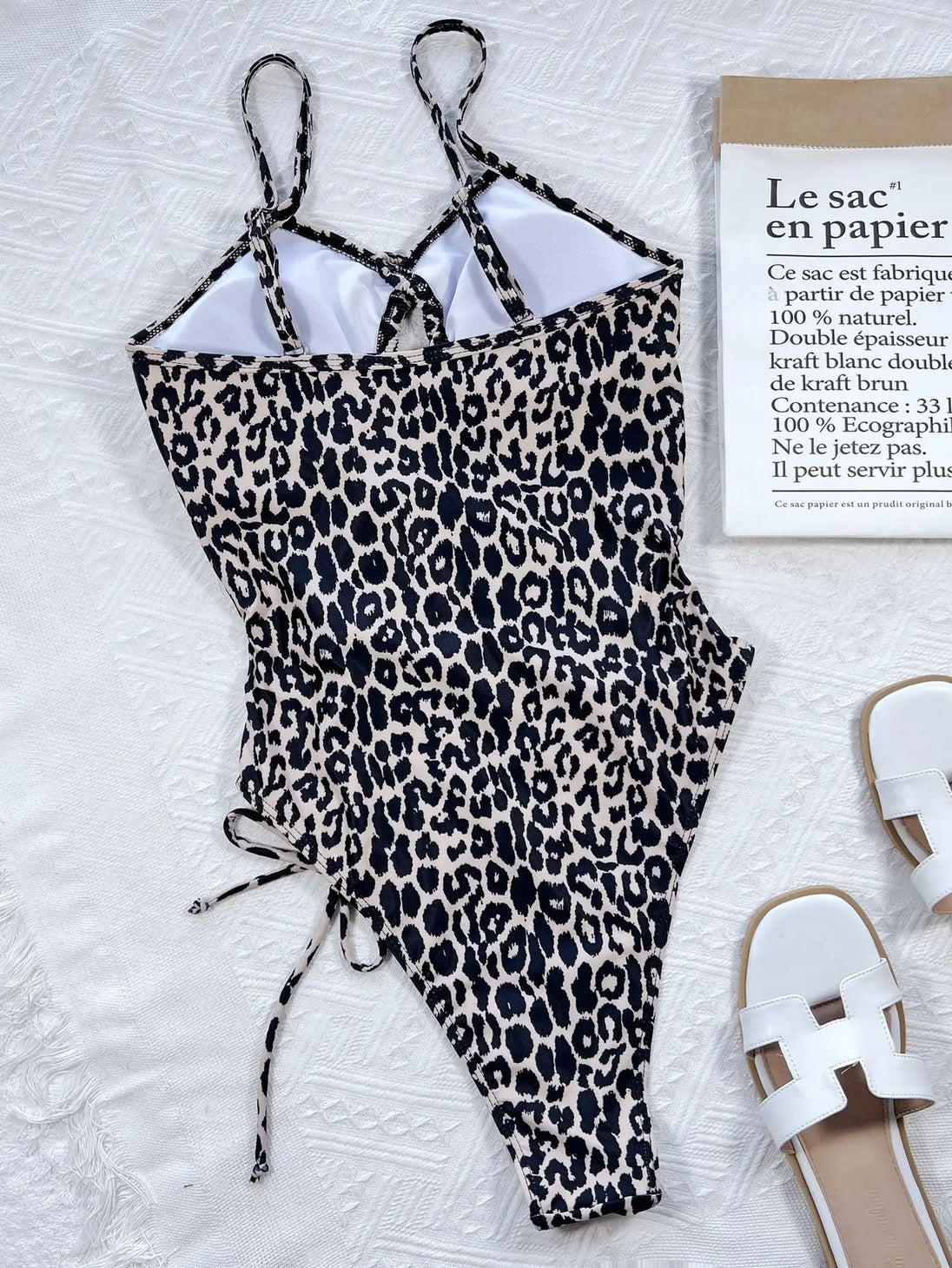   Tied One-Piece Swimsuit Trendsi