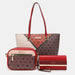  3-Piece Color Block Handbag Set Trendsi