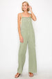  Wide Leg Tencel Overalls Trendsi