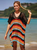  Striped Cover-Up with Tassel Trendsi