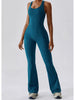 BazaarBey  Wide Strap Bootcut Active Jumpsuit 