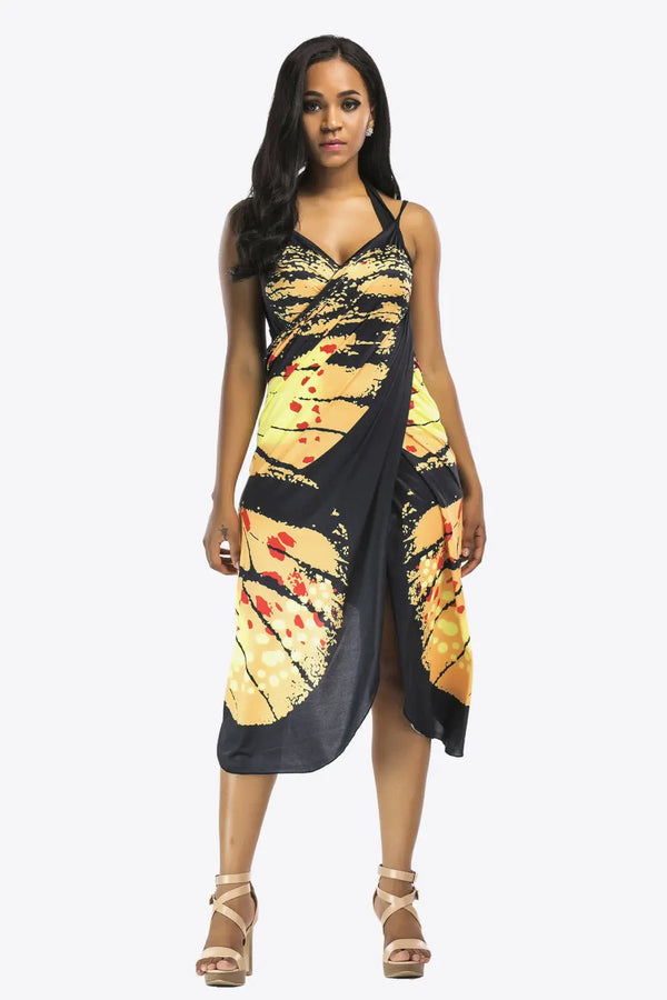 Butterfly Spaghetti Strap Cover Up Trendsi