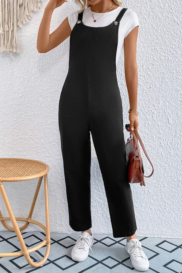 Pocketed Wide Strap Overall Trendsi