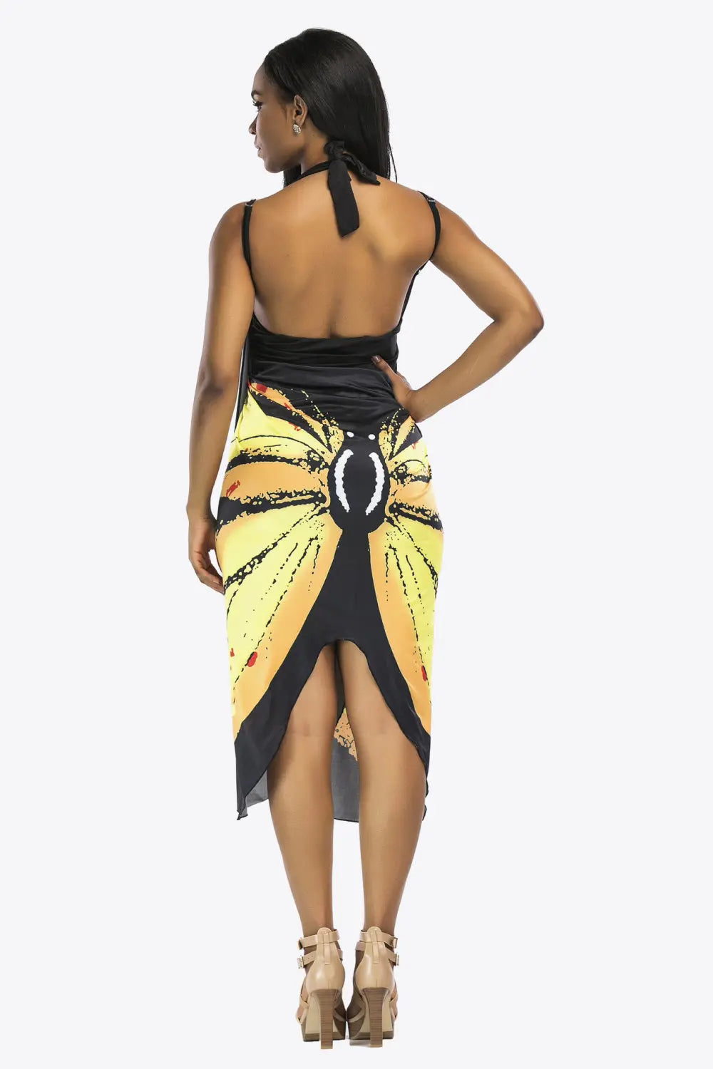 Butterfly Spaghetti Strap Cover Up Trendsi