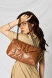  PU Leather Chain Handbag Trendsi