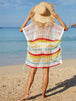  Striped Cover-Up with Tassel Trendsi