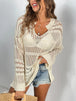  Notched Long Sleeve Cover-Up Trendsi