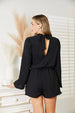   Open Back Romper with Pockets Bazaarbey