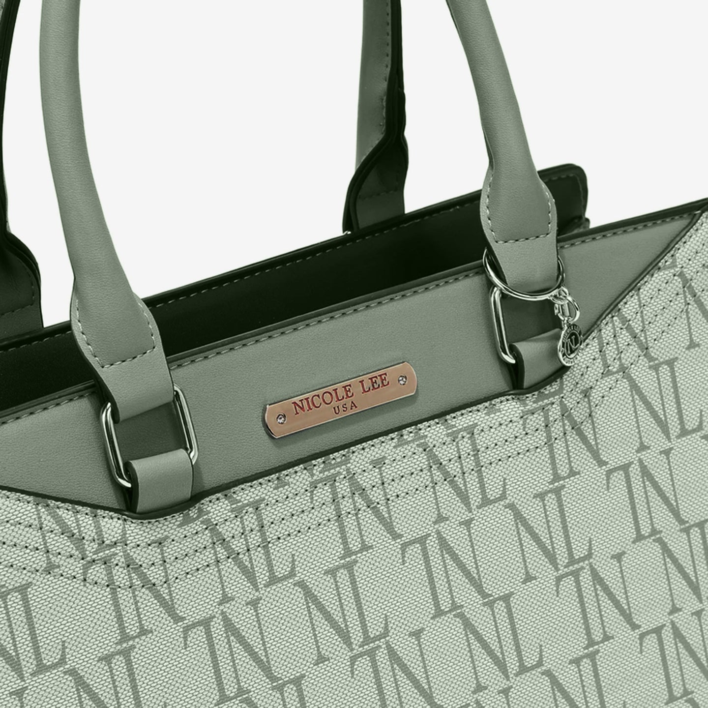  3-Piece Letter Print Texture Handbag Set Trendsi