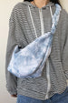 Tie-Dye Canvas Sling Bag Trendsi