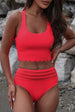 Scoop Neck Sleeveless Swim Set Trendsi