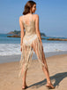  Openwork Spaghetti Strap Cover-Up Trendsi