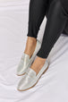  Rhinestone Point Toe Loafers Trendsi