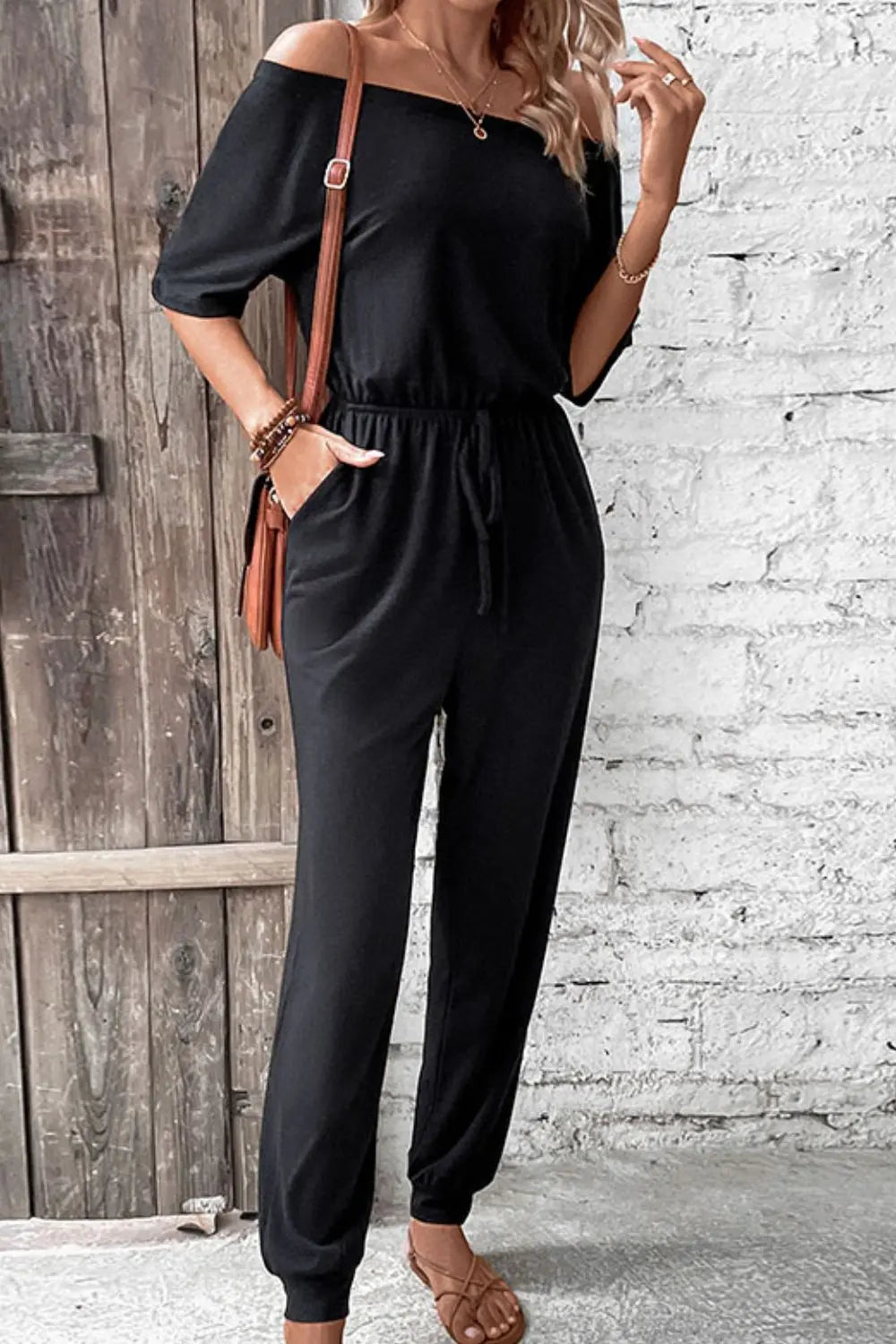  Jumpsuit with Pockets Trendsi