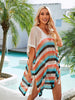  Striped Cover-Up with Tassel Trendsi