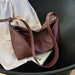 Adjustable Strap PU Leather Handbag Trendsi