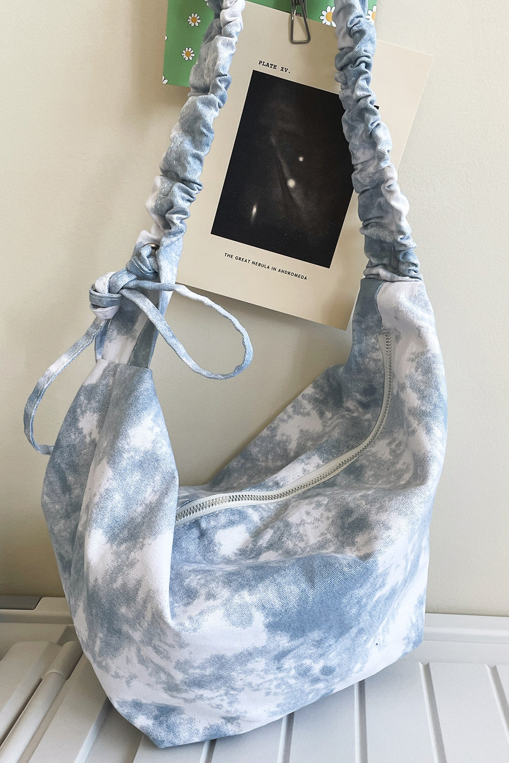 Tie-Dye Canvas Sling Bag Trendsi