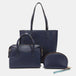  3-Piece Color Block Handbag Set Trendsi