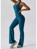  Wide Strap Bootcut Active Jumpsuit Trendsi