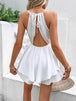 Cutout Layered Tied  Mini Dress -BazaarBey - www.shopbazaarbey.com