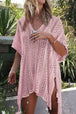  V-Neck Cover-Up with Tassel Trendsi