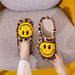 dy Smiley Face Leopard Slippers Trendsi