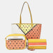  3-Piece Color Block Handbag Set Trendsi