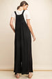   Sleeveless Ruched Wide Leg Overalls Trendsi