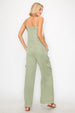  Wide Leg Tencel Overalls Trendsi