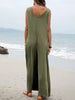  Wide Strap Jumpsuit with Pockets Trendsi