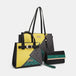  3-Piece Color Block Handbag Set Trendsi