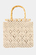  Wooden Handle Braided Handbag Trendsi