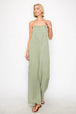  Wide Leg Tencel Overalls Trendsi