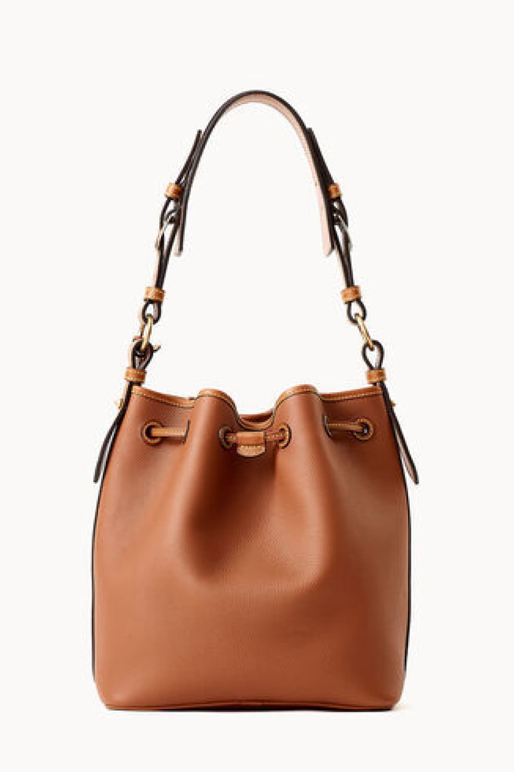 PU Drawstring Bucket Bag Trendsi