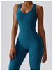  Wide Strap Bootcut Active Jumpsuit Trendsi