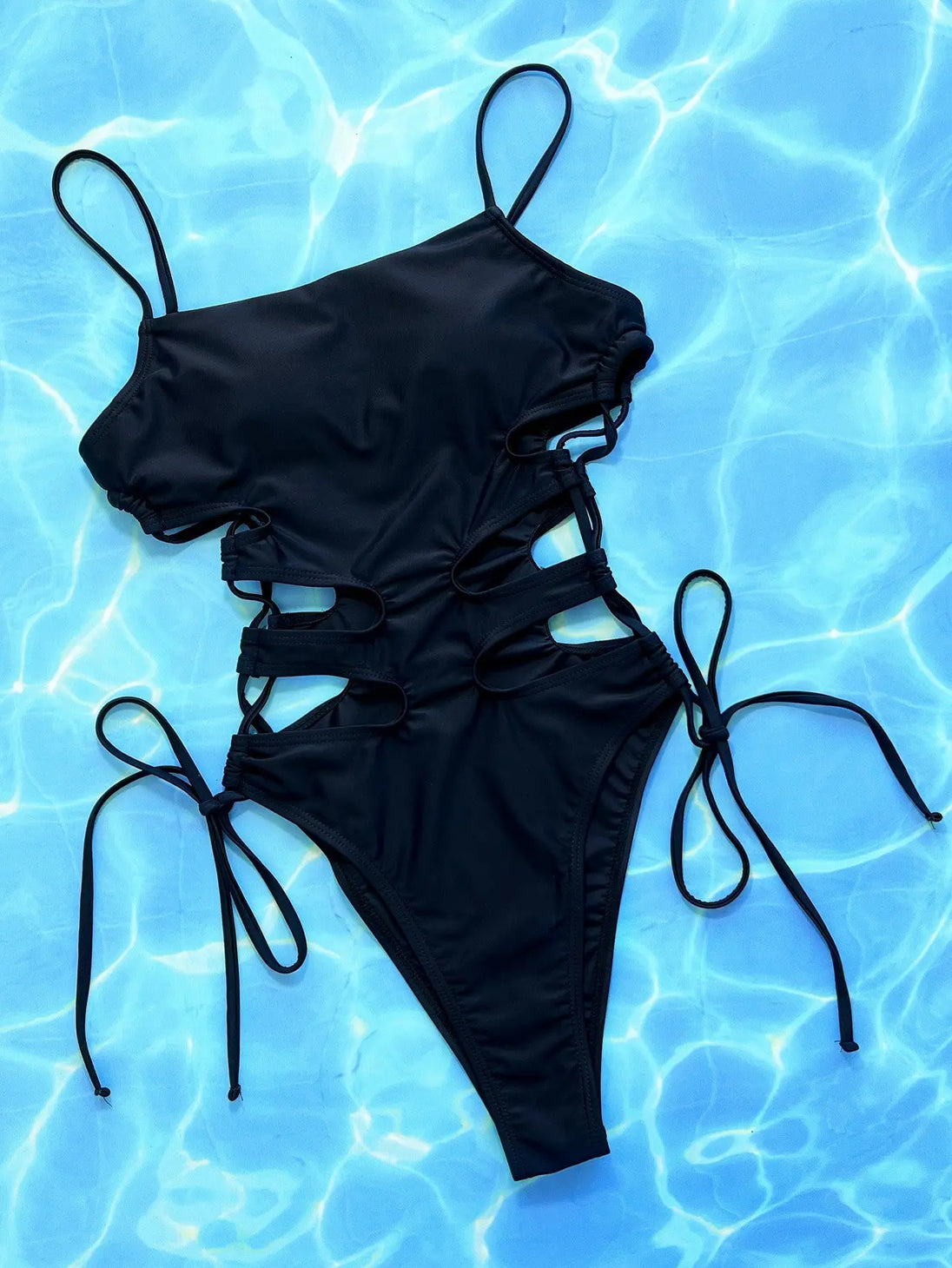   Spaghetti Strap One-Piece Swimsuit Trendsi