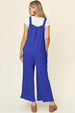   Texture Sleeveless Wide Leg Overall Trendsi