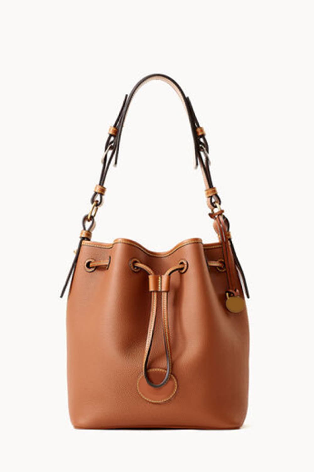 PU Drawstring Bucket Bag Trendsi