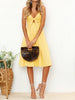 Cutout Smocked Sweetheart Neck Cami Dress -BazaarBey - www.shopbazaarbey.com