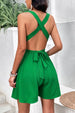   Tie Back Romper Trendsi