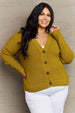 BazaarBey    Button Down Cardigan in Chartreuse Trendsi