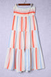 Striped Strapless Sweetheart Neck Dress -BazaarBey - www.shopbazaarbey.com