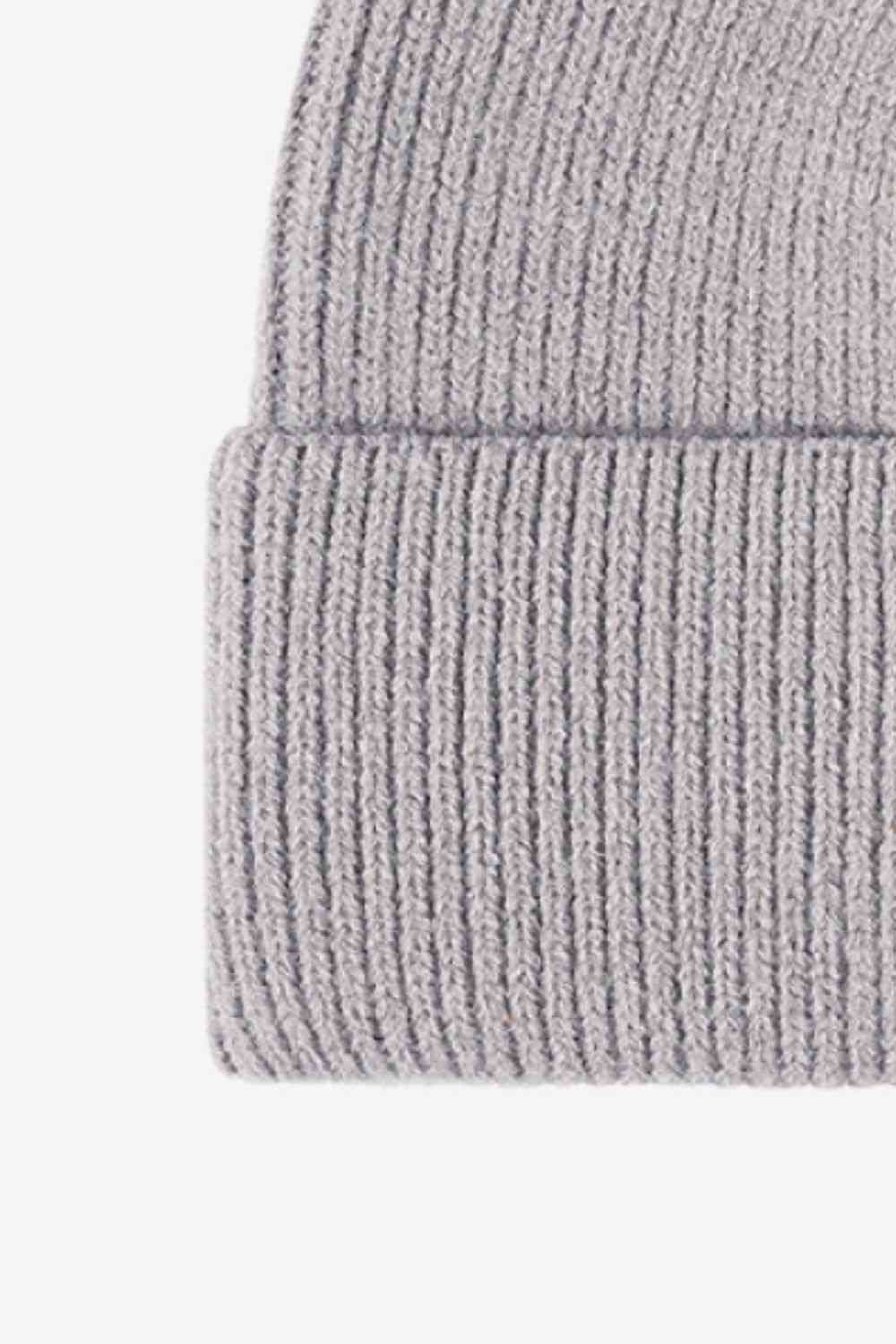 Warm In Chilly Days Knit Beanie Trendsi