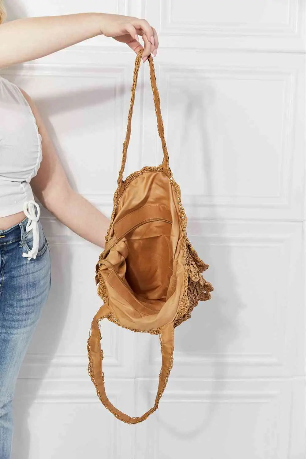  Brunch Time Straw Rattan Handbag Trendsi