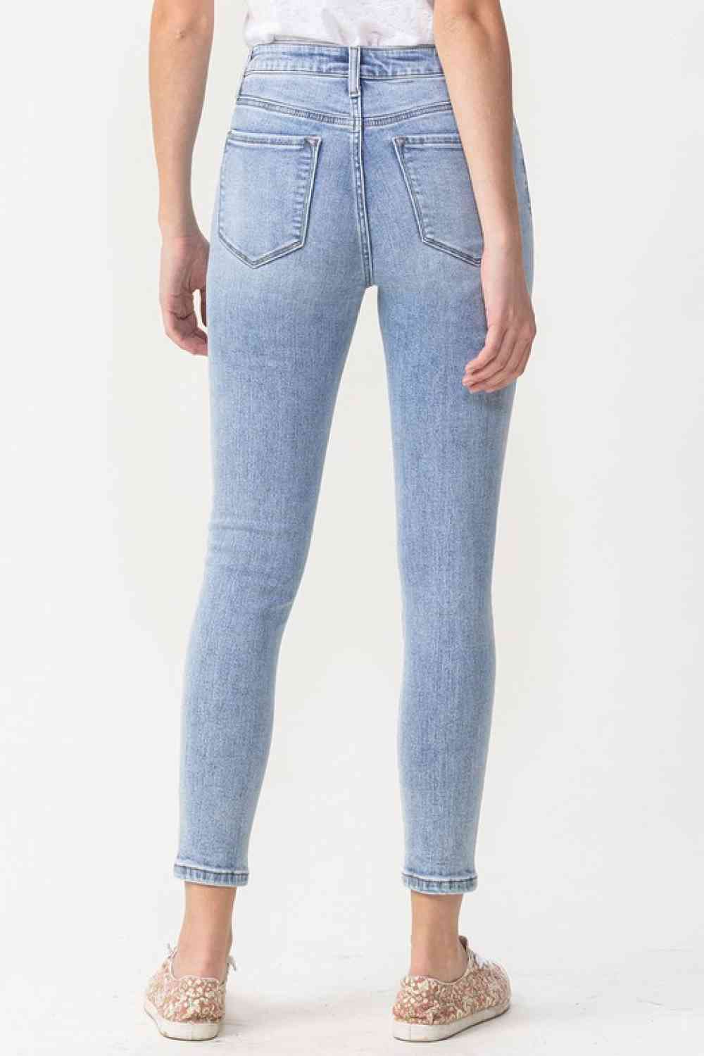   Talia High Rise Crop Skinny Jeans Trendsi