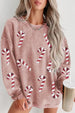  Candy Cane Round Neck Sweatshirt Bazaarbey