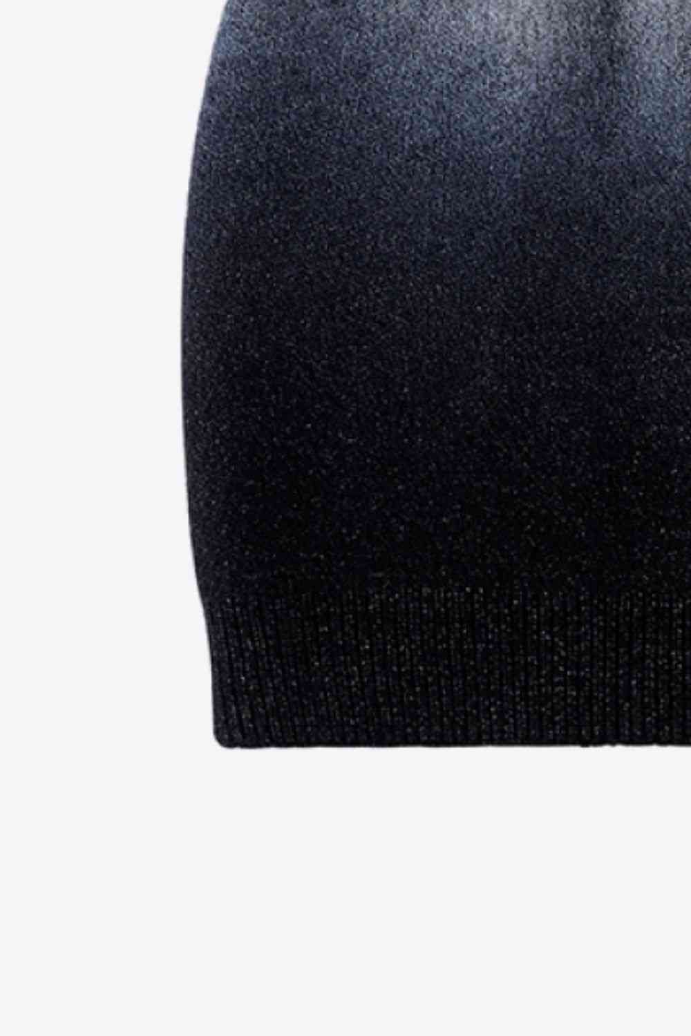 Gradient Knit Beanie Trendsi