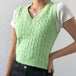  V-Neck Sweater Vest Trendsi