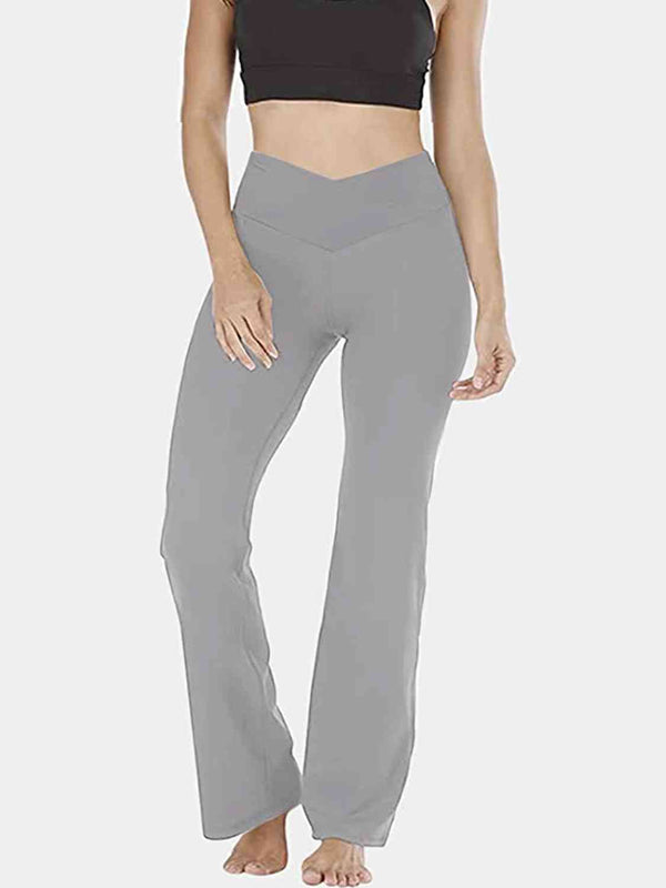 V-Waist Bootcut Long Pants Bazaarbey